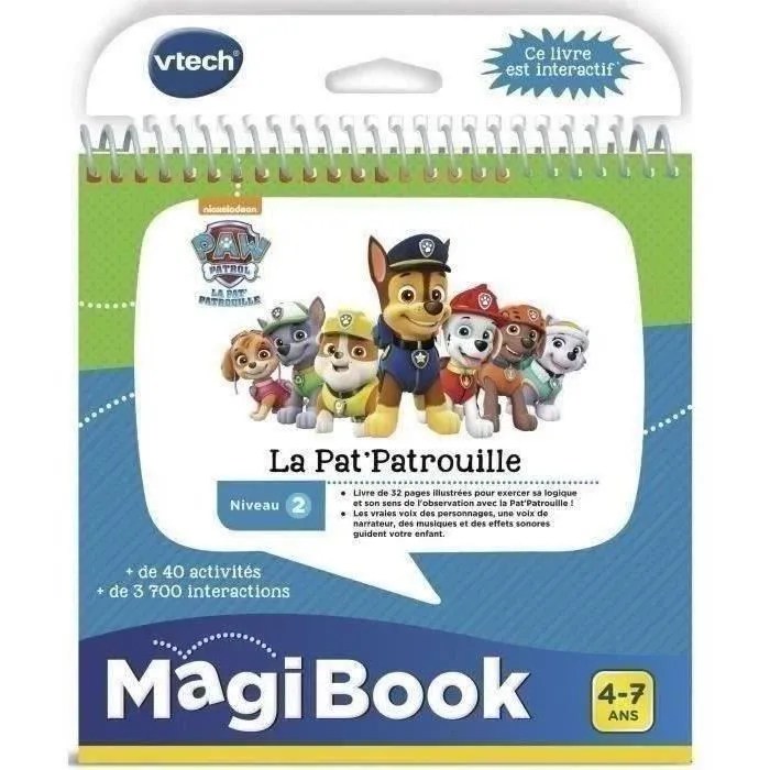 Livre Magibook Pat' Patrouille 