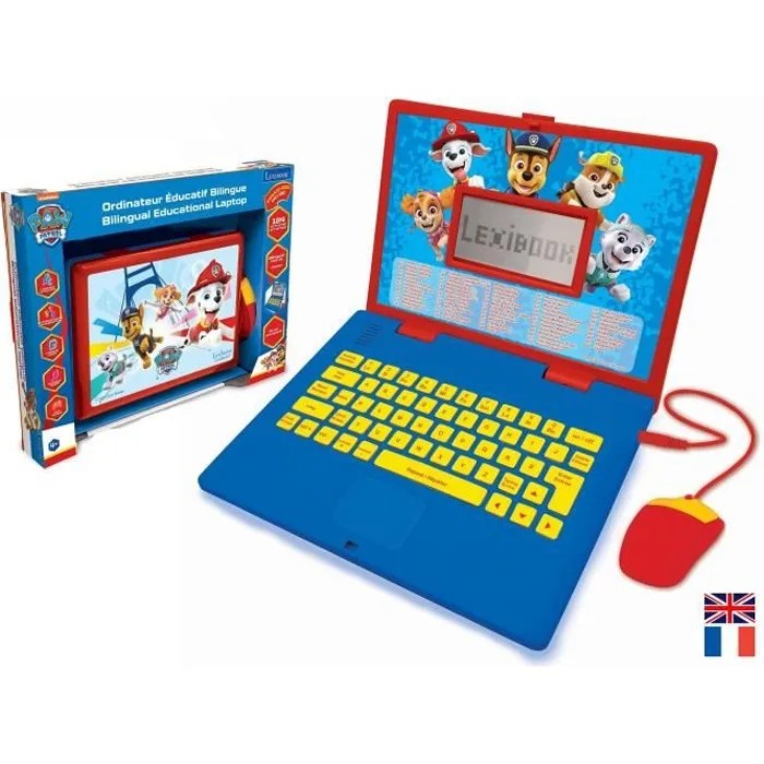 Ordinateur éducatif bilingue Lexibook Pat' Patrouille