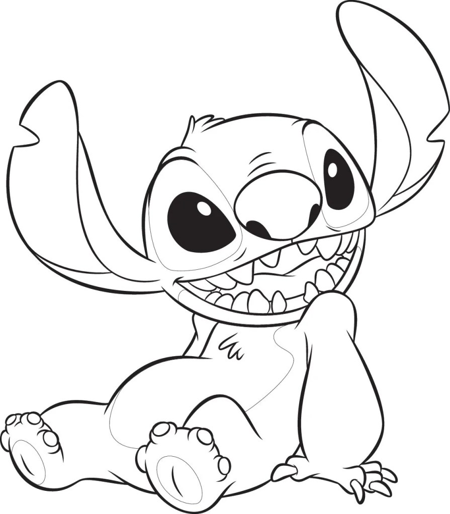 coloriage stitch