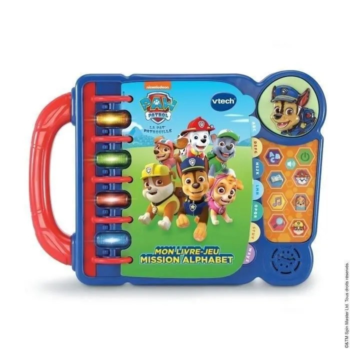 Livre-jeu Mission Alphabet VTech  Pat' Patrouille
