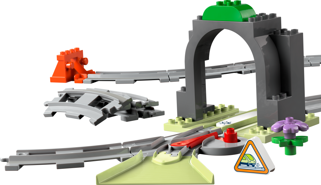 LEGO DUPLO Town 10425 Les rails et le tunnel du train