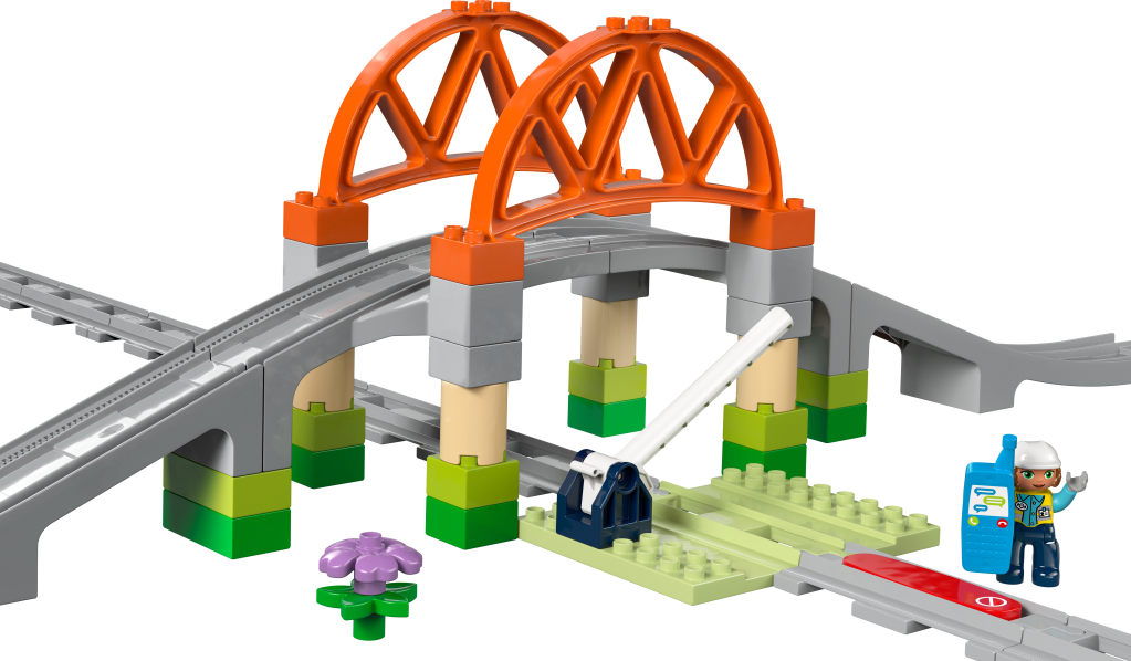 LEGO DUPLO Town 10426 Les rails et le pont du train