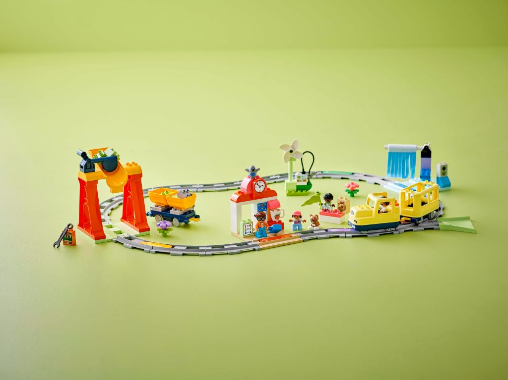 LEGO DUPLO Town 10428 Le grand train communautaire interactif