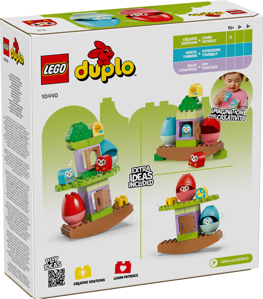 boîte LEGO DUPLO My First 10440 L’arbre qui se balance et s’empile