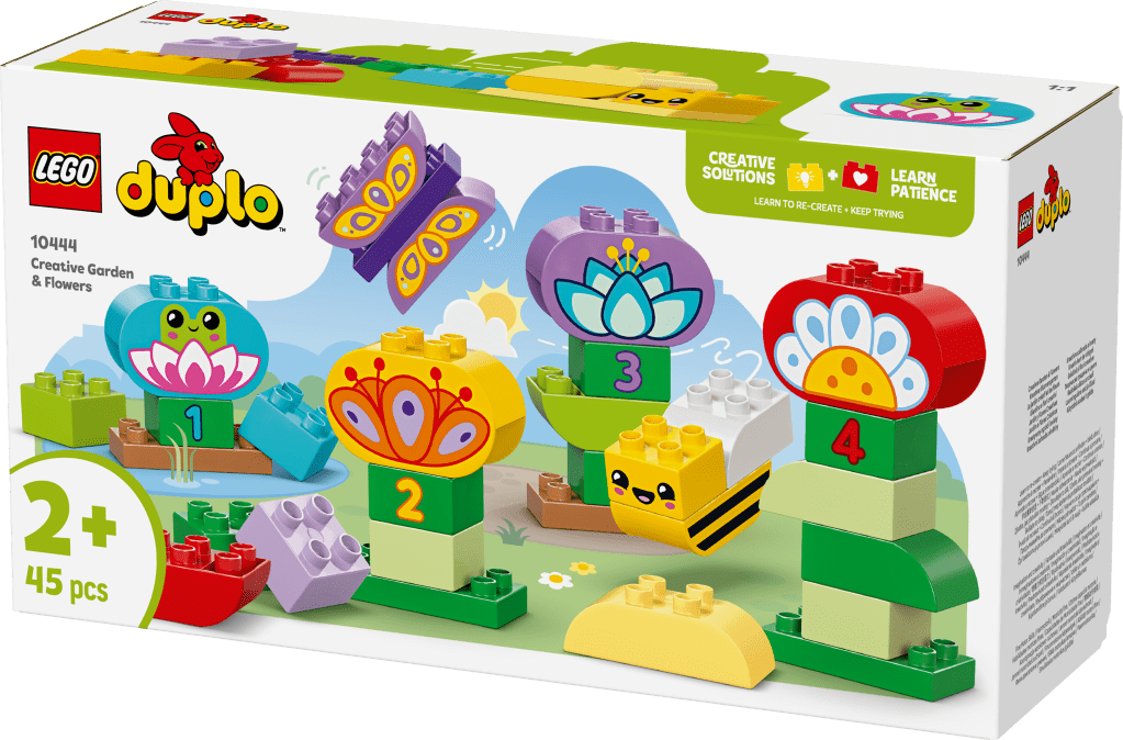 boîte LEGO DUPLO Town 10444 Le jardin créatif et les fleurs