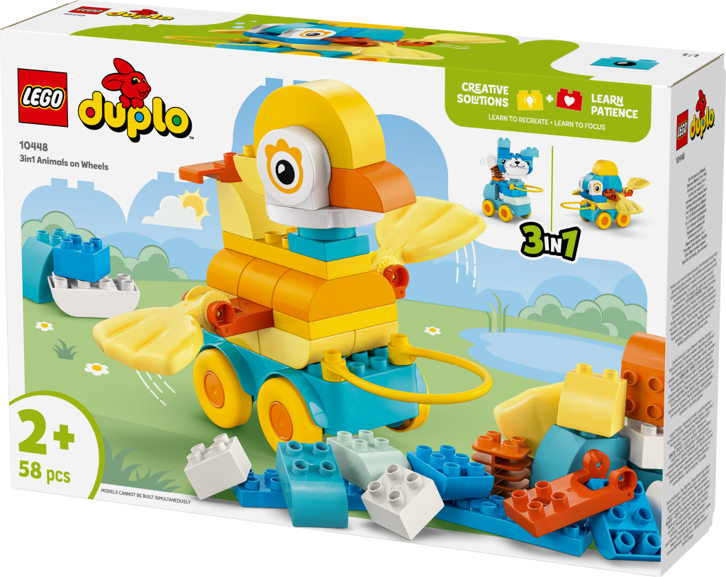 boîte LEGO DUPLO Town 10448 Animaux sur roues 3-en-1
