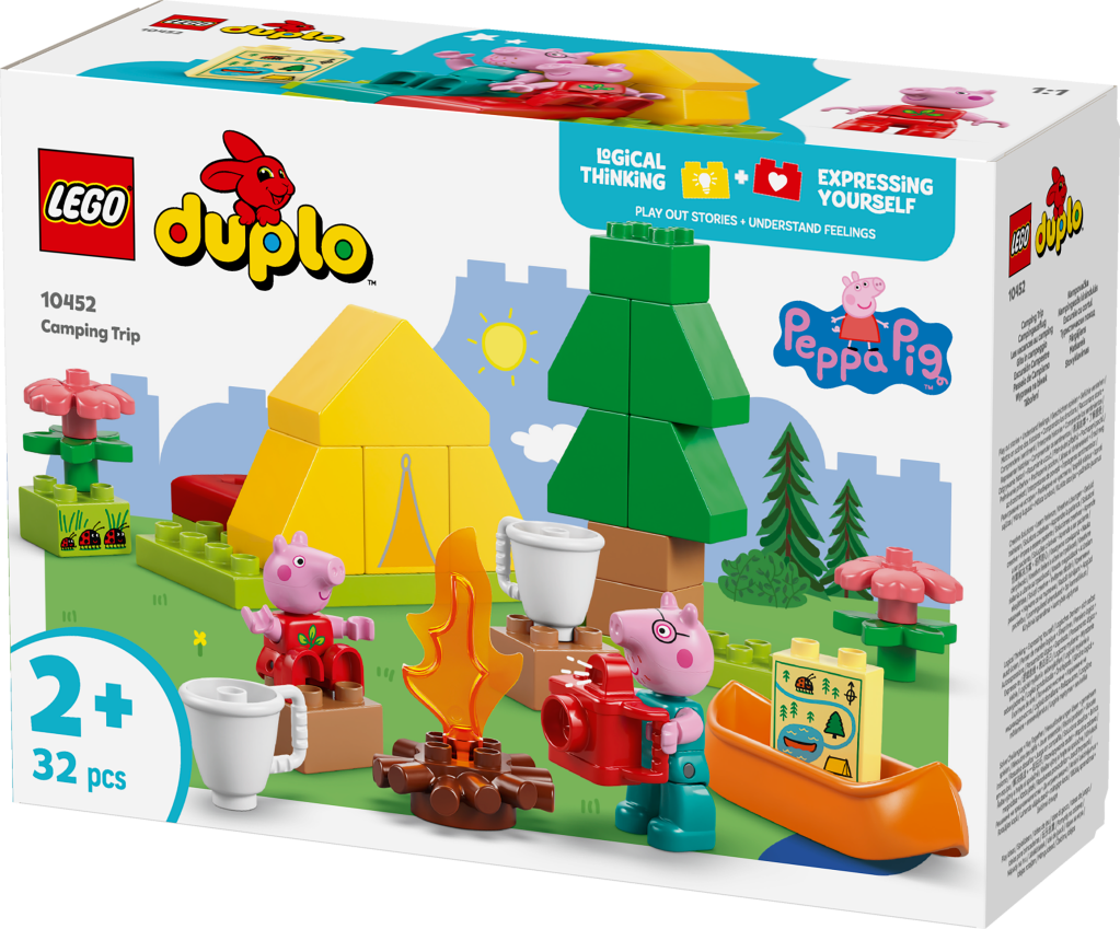 boîte LEGO DUPLO Peppa Pig 10452 Les vacances au camping