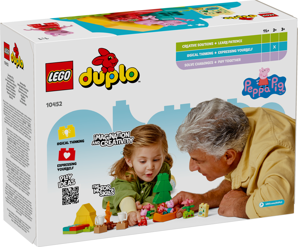 boîte LEGO DUPLO Peppa Pig 10452 Les vacances au camping