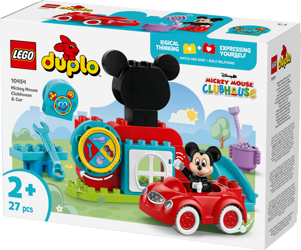 boîte LEGO DUPLO Disney 10454 La maison et la voiture de Mickey