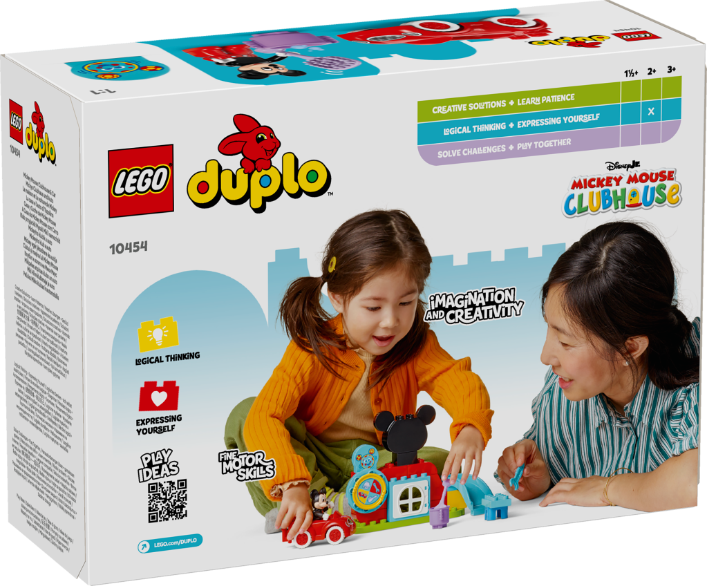 boîte LEGO DUPLO Disney 10454 La maison et la voiture de Mickey