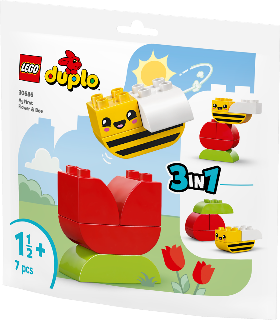 boîte LEGO DUPLO My First 30686 Mes premières fleur et abeille