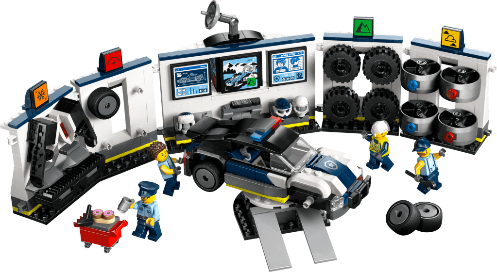LEGO City 60457 : Le garage de personnalisation des voitures de police