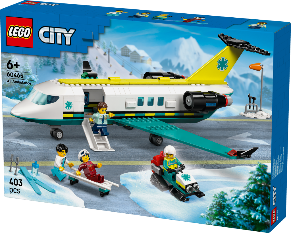 boîte LEGO City 60465 : L’ambulance de secours aérienne