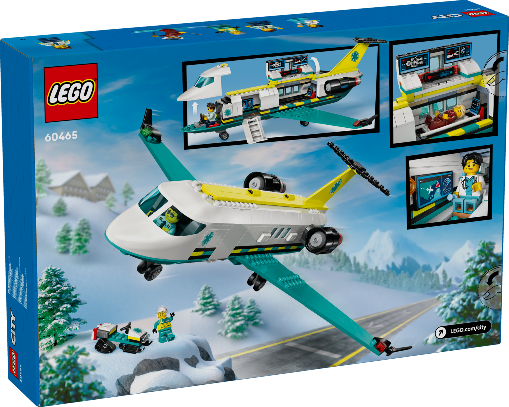 boîte LEGO City 60465 : L’ambulance de secours aérienne