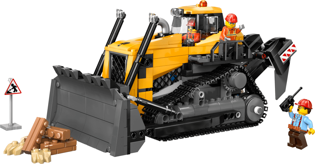 LEGO City 60466 : Le bulldozer jaune
