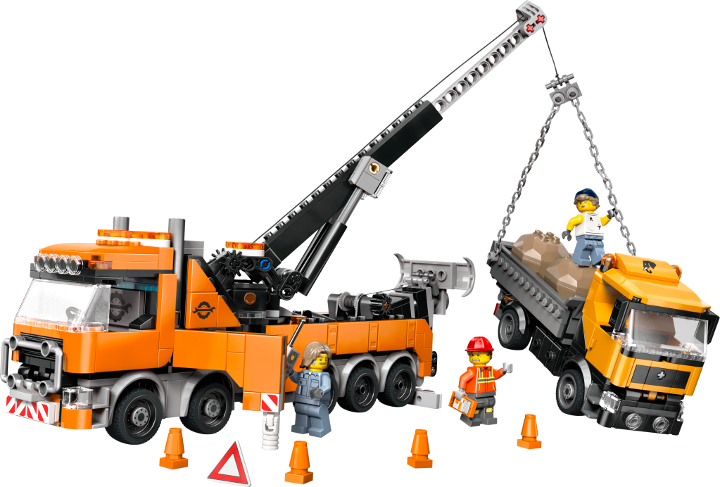 LEGO City 60467 : Le remorqueur avec grue pour poids lourd