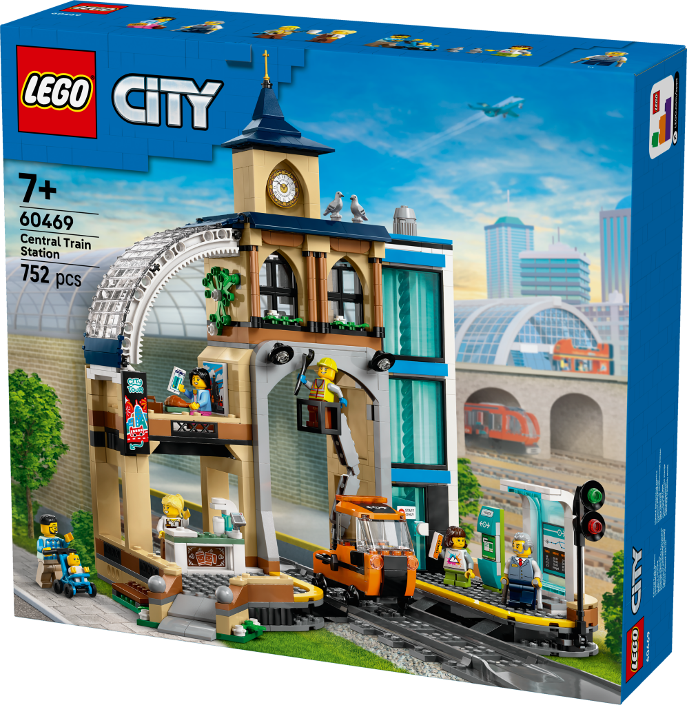 boîte LEGO City 60469 : La gare centrale