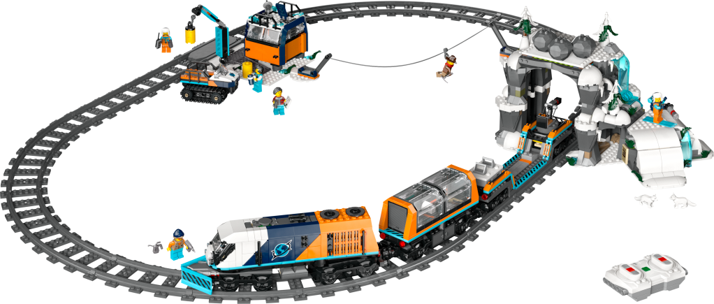 LEGO City 60470 : Le train express des explorateurs en Arctique