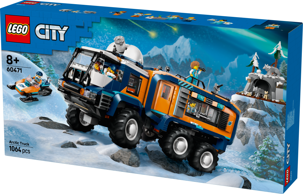 boîte LEGO City 60471 : Le camion scientifique des explorateurs en Arctique