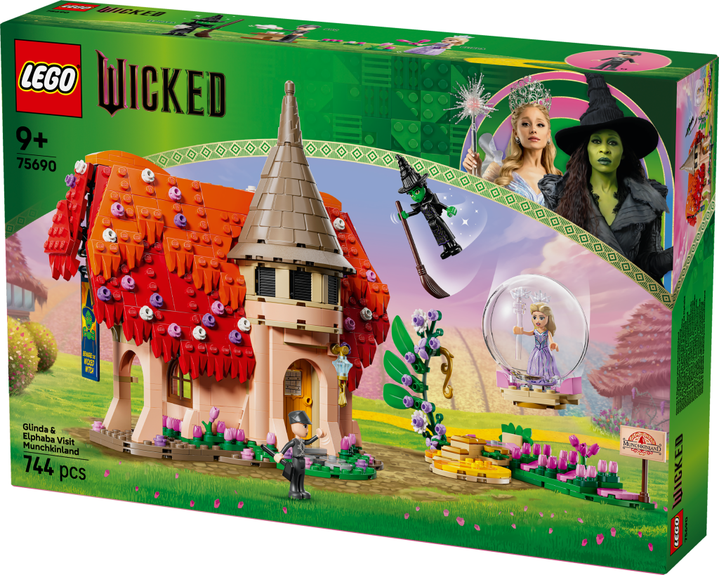 boîte LEGO Wicked 75690 Glinda et Elphaba au Pays des Munchkins
