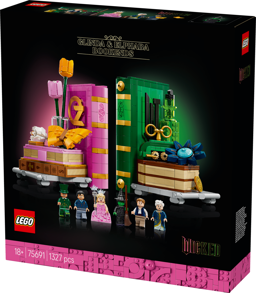 boîte LEGO Wicked 75691 Book Nook de Glinda et Elphaba