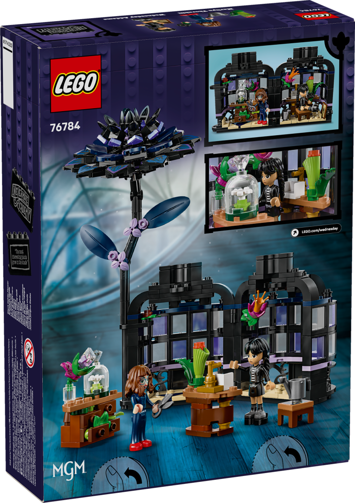 boîte LEGO Wednesday 76784 Le Dahlia Noir