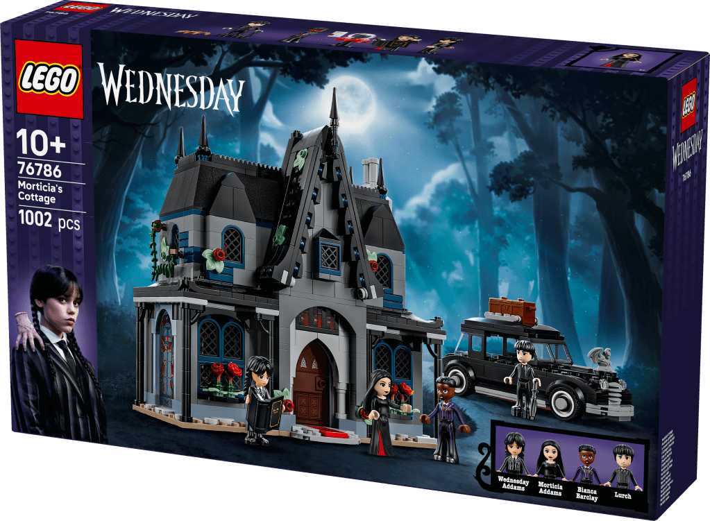 boîte LEGO Wednesday 76786 Le Manoir de Morticia