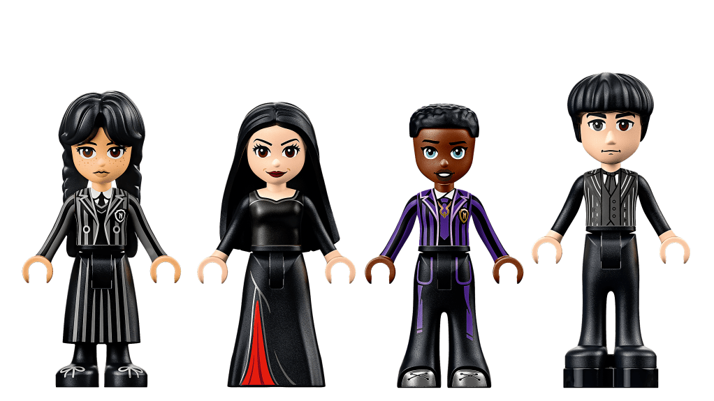 personnages LEGO Wednesday 76786 Le Manoir de Morticia