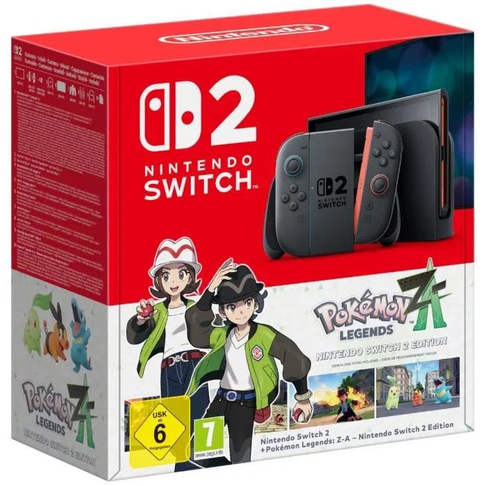 pack Nintendo Switch 2 + Légendes Pokémon : Z-A