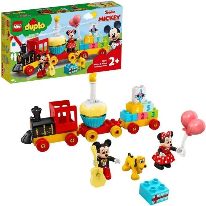 LEGO 10941 DUPLO Disney Le Train d’Anniversaire de Mickey et Minnie