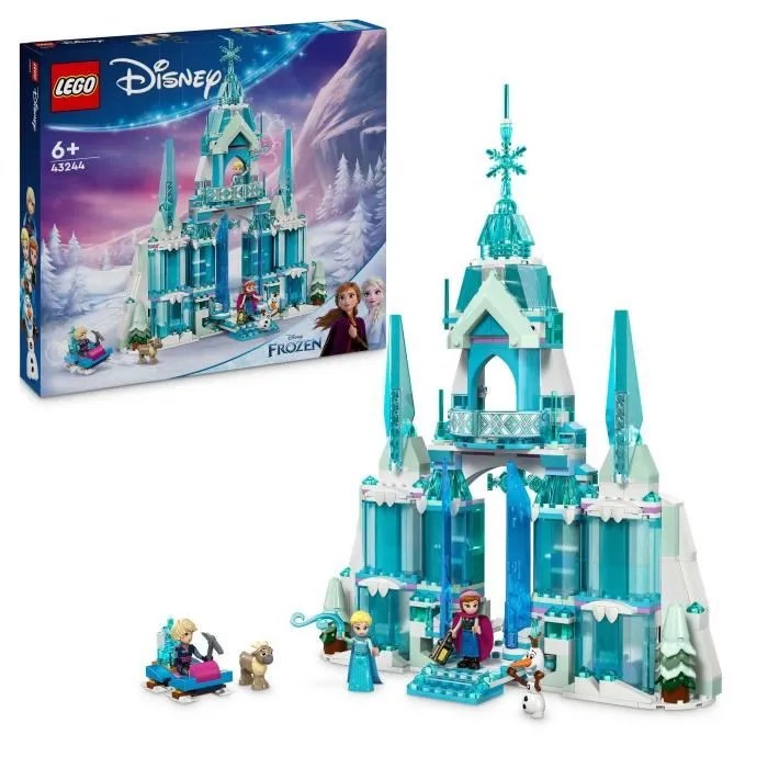  LEGO Disney 43244 Le palais de glace d'Elsa