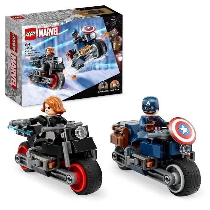 LEGO® Marvel 76260 Les Motos de Black Widow et de Captain America