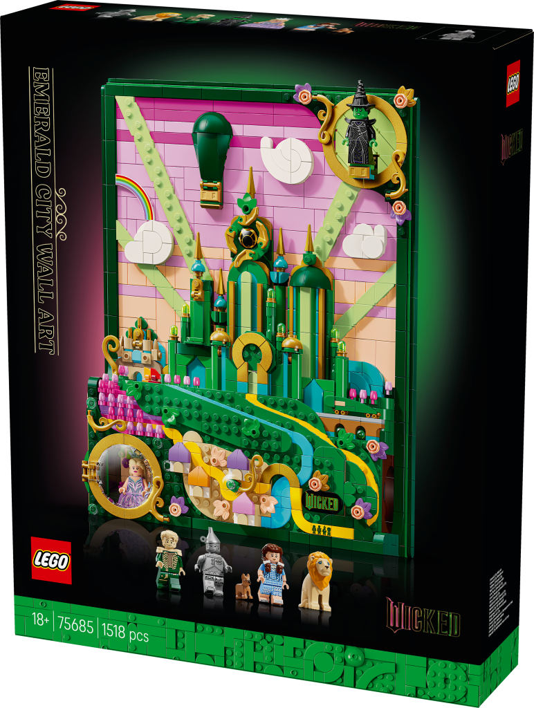 boîte LEGO Wicked 75685 Tableau d’Emerald City