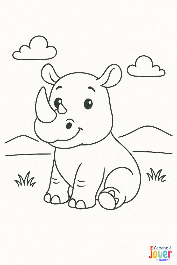 coloriage animaux savane