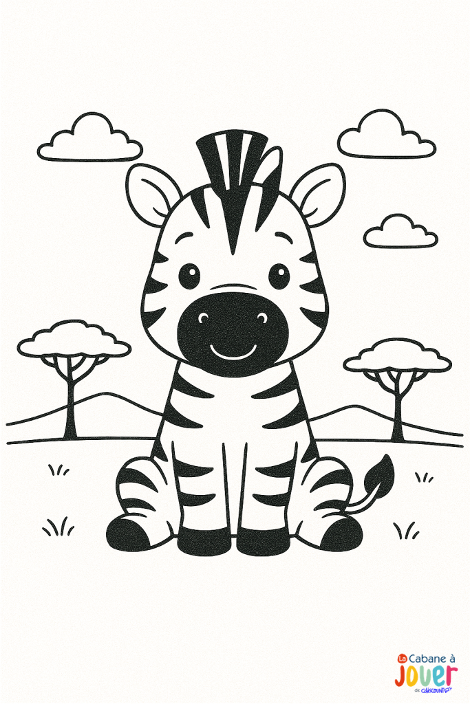 coloriage animaux savane