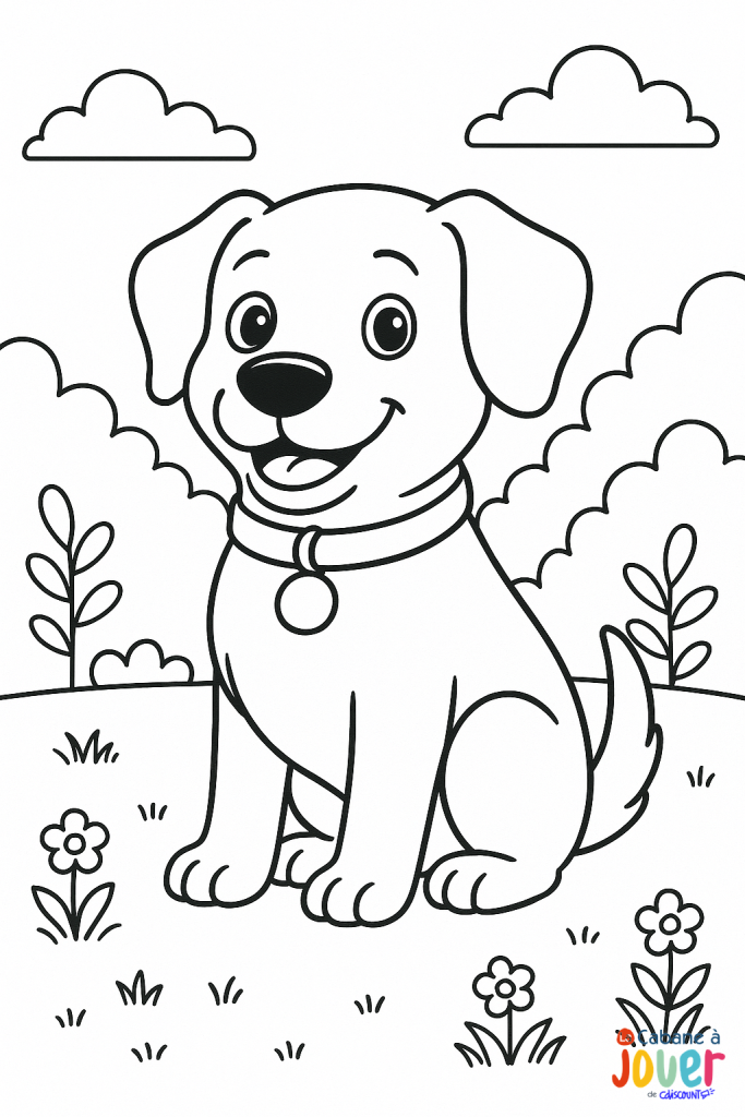 coloriage animaux domestique