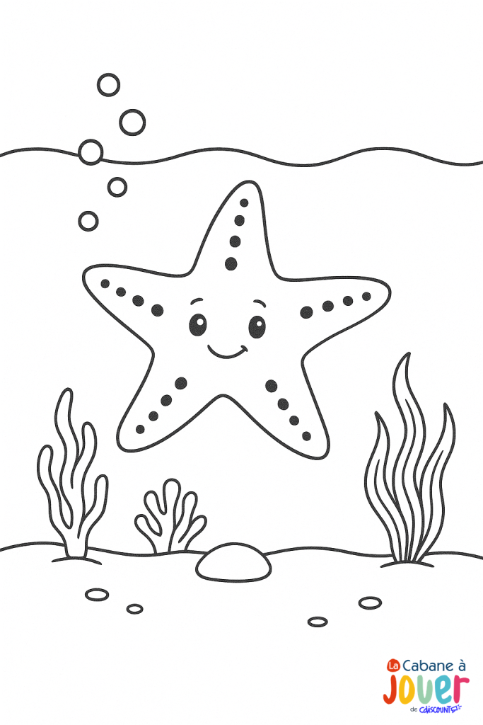 coloriage animaux marin