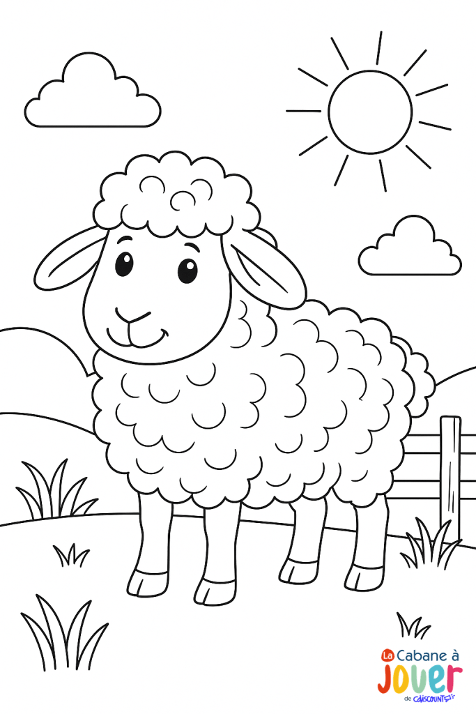 coloriage animaux ferme