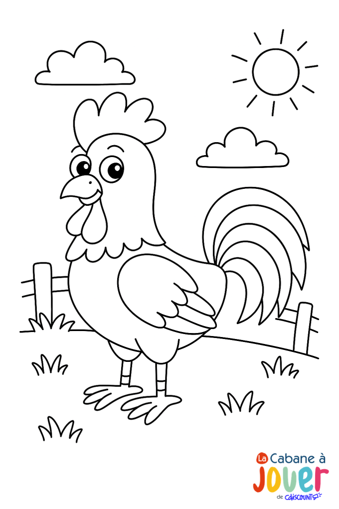 coloriage animaux ferme