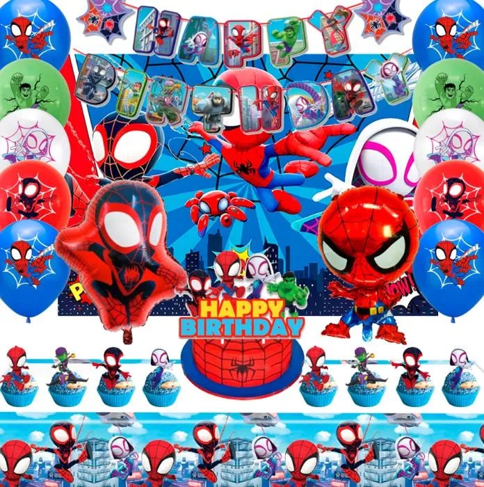 kit anniversaire spider man
