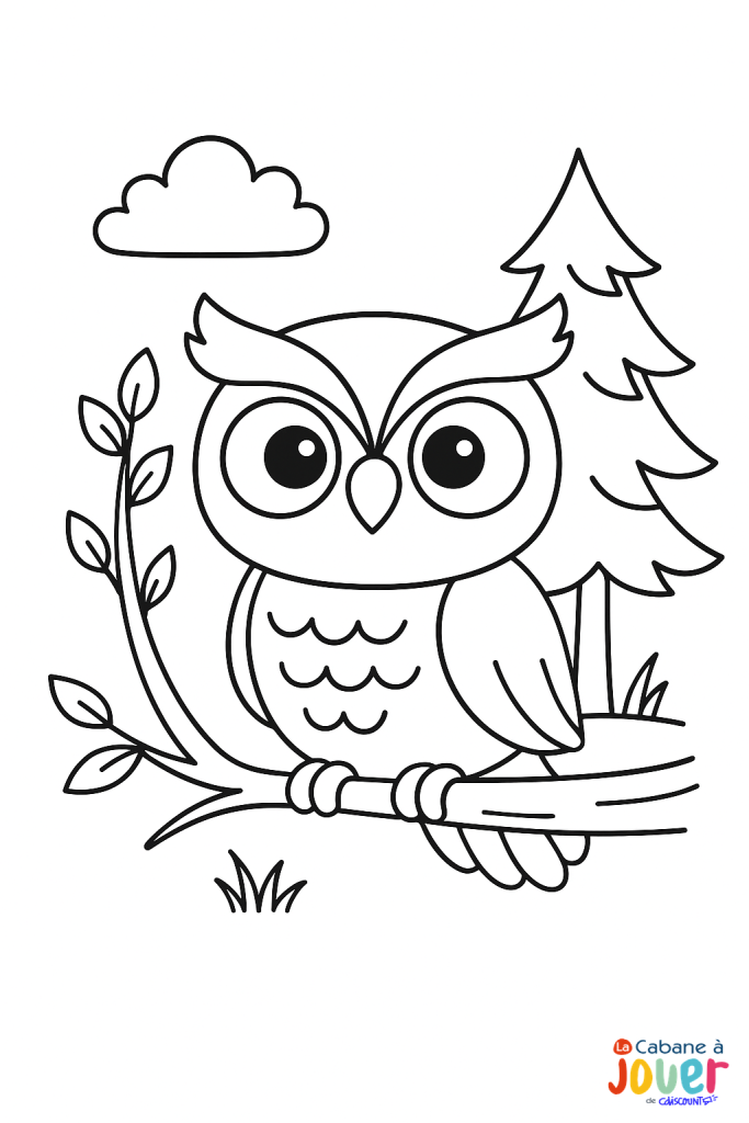 coloriage animaux foret