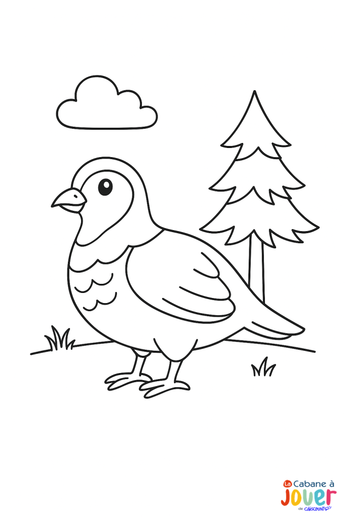 coloriage animaux foret
