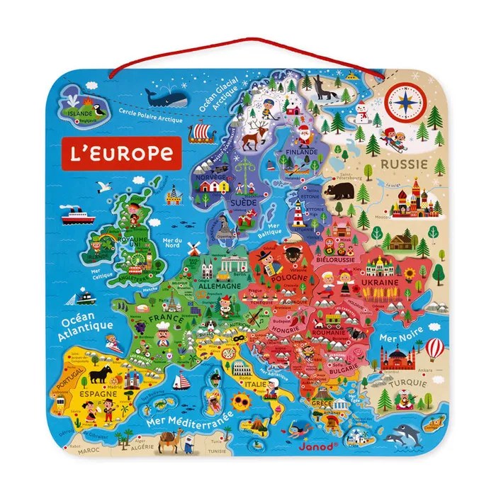puzzle carte europe