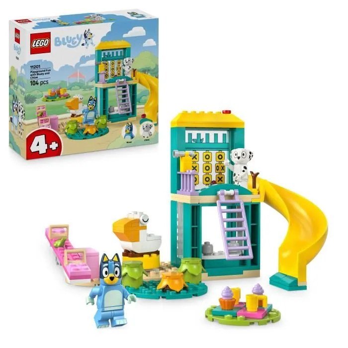 LEGO Bluey 11201 Bluey et Chloé à l’Aire de Jeux