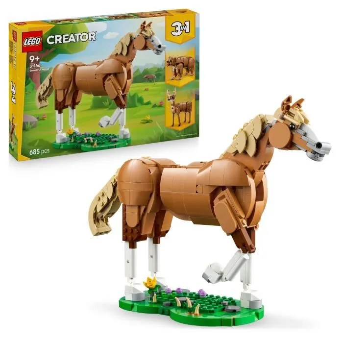 LEGO Creator 3-en-1 31166 Le Beau Cheval