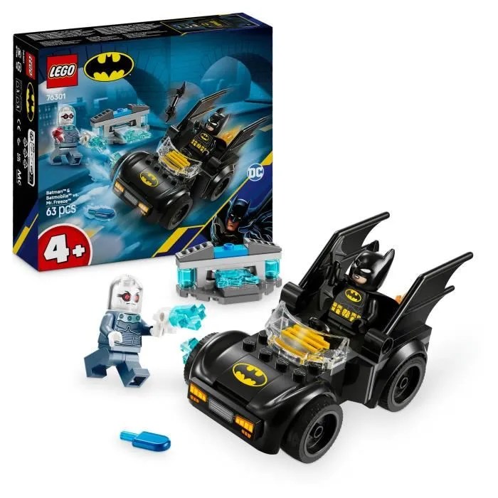 LEGO DC Batman 76301 Batman et la Batmobile contre Mr. Freeze