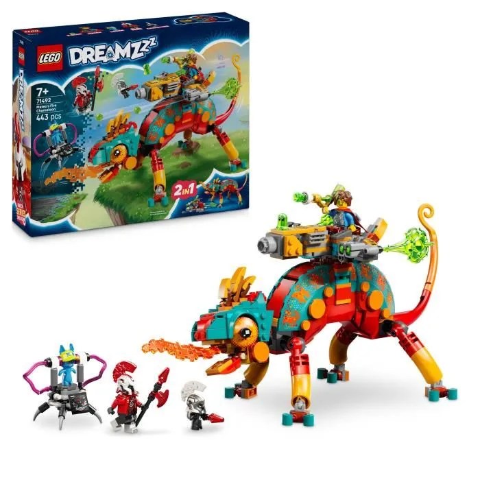 LEGO Dreamzzz 71492 Le Caméléon Cracheur De Feu De Mateo