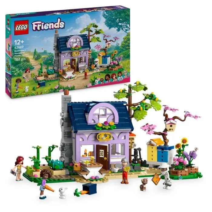 LEGO Friends 42669 La maison des apiculteurs et le jardin fleuri