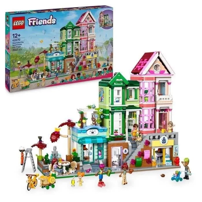 LEGO Friends 42670 Les appartements et boutiques de Heartlake City