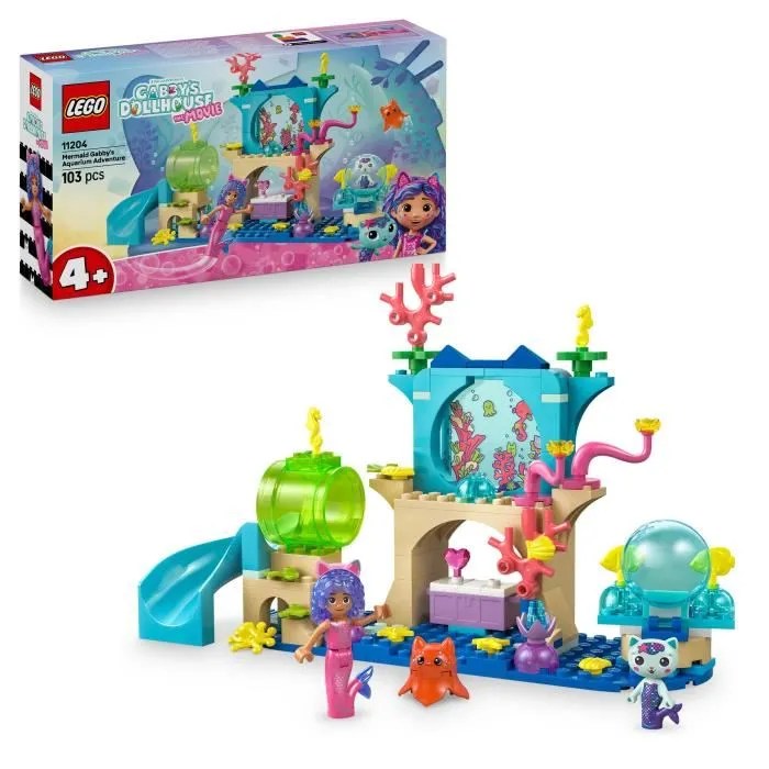 LEGO Gabby et la Maison Magique 11204 Les Aventures Aquatiques de Gabby-Sirène